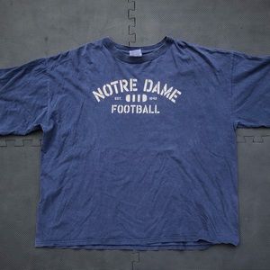 VINTAGE oversized Notre Dame Football Longsleeve